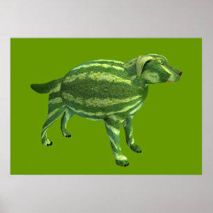Poster Watermelon Doggie