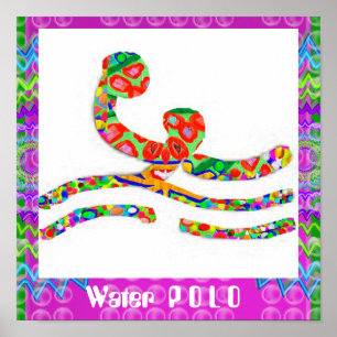 Poster WaterPOLO - Hobby, Exercice, Sports