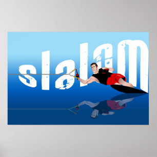 Poster Waterski