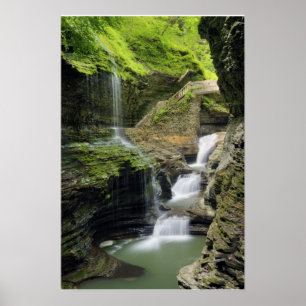 Poster Watkins Glen Waterfall Print