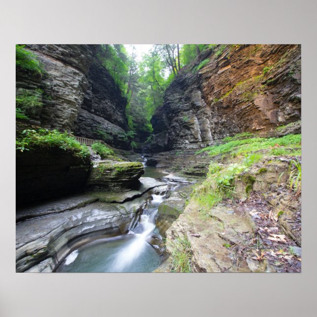 Poster Watkins Glen, Watkins Glen State Park, New York (Devant)