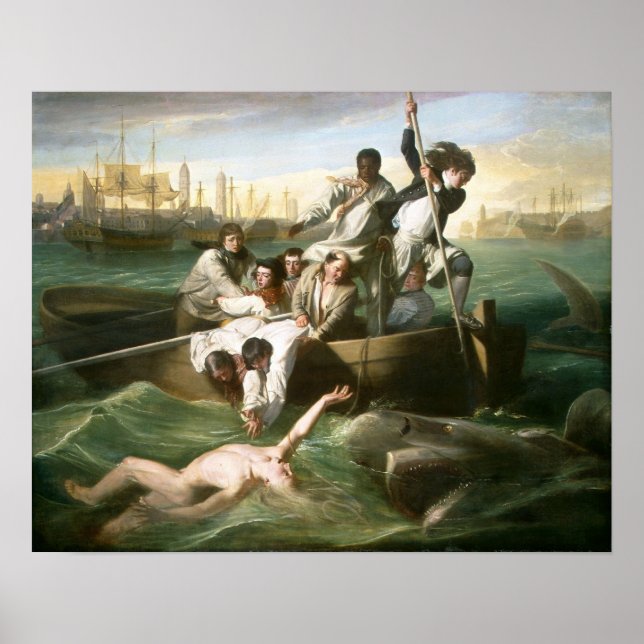 Poster Watson Et Le Requin (Devant)