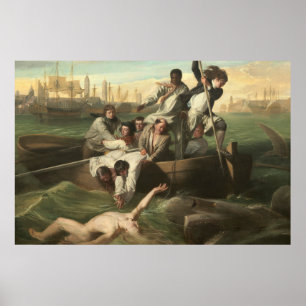 Poster Watson et le requin par John Singleton Copley