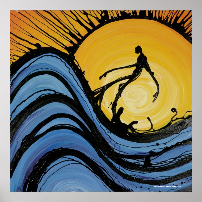 Poster WaveRunner (Imprimer) par Nathan Jalani Taylor (Devant)