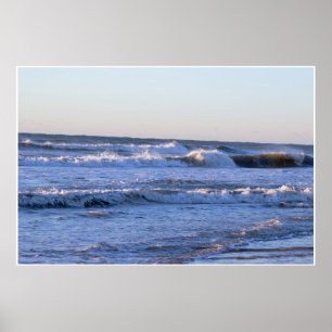 Poster Waves Sea Isle City