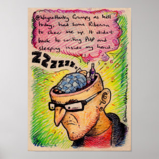 Poster @WayneHanley irkafirka print