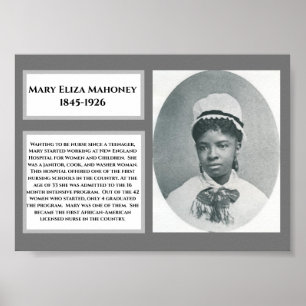 Poster #WCW Mary Eliza Mahoney infirmière afro-américaine