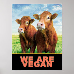 POSTER WE ARE VEGAN