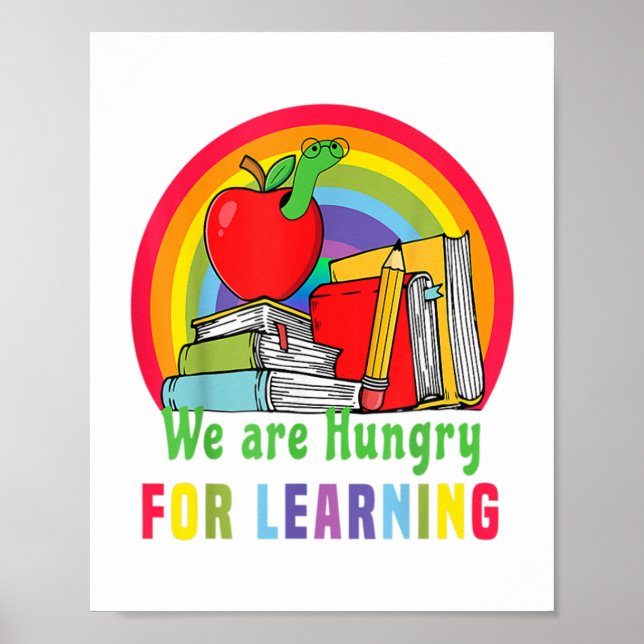Poster We Are Very Hungry Caterpillar Teacher For Learnin (Devant)