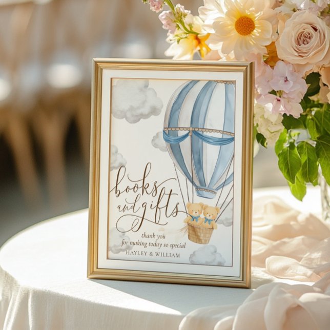 Poster We Can Bearly Wait Books and Gifts Baby Shower (Créateur téléchargé)