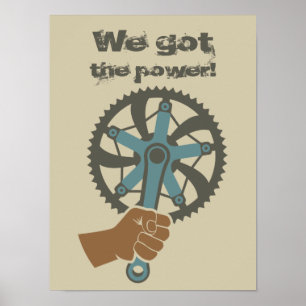 Poster We got the power