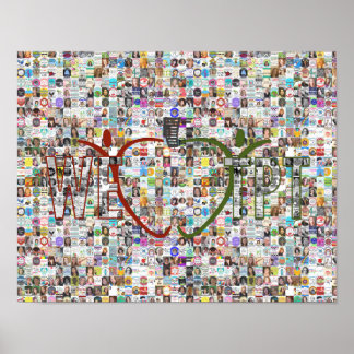 Poster We Love TpT : Collage de vendeurs