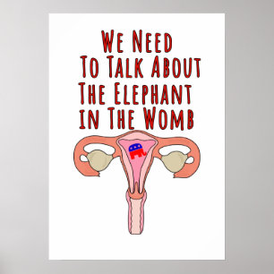 Poster We Need to Talk About The Elephant In The Womb