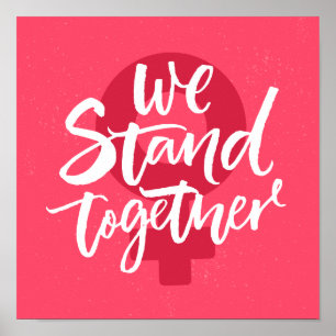 Poster We Stand Together