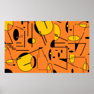 Poster Wedge de l'entraîneur de tennis du fantôme