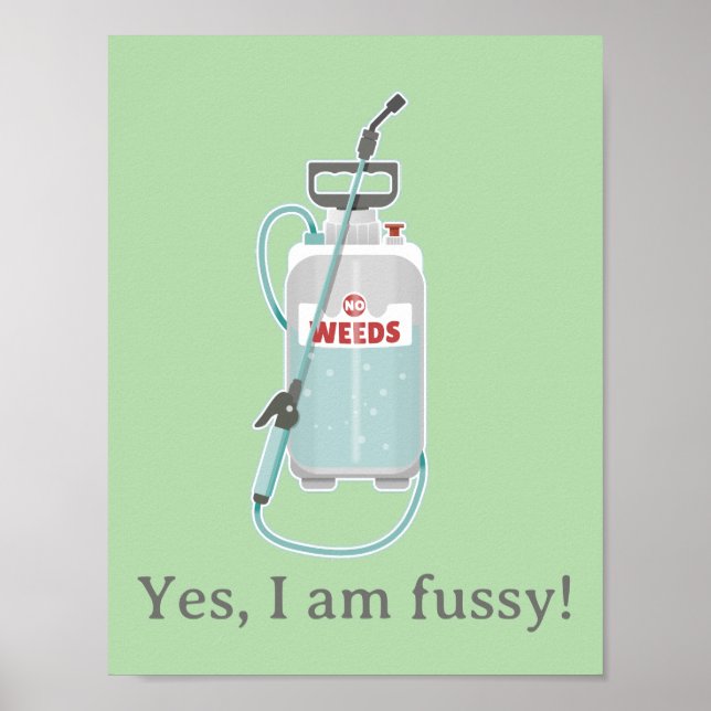 Poster weed spray garden maintenance (Devant)