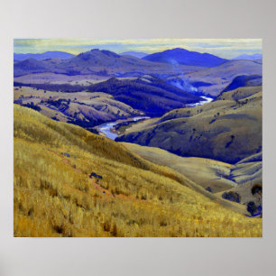 Poster Weetangera Canberra Australie Elioth Gruner1937