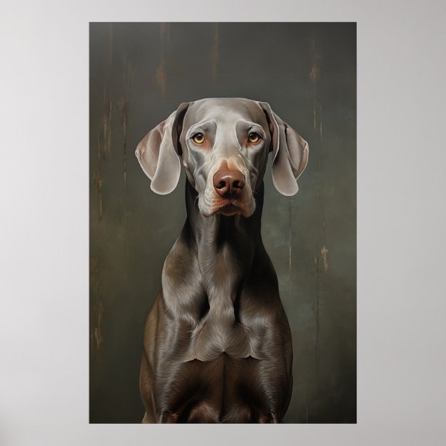 Poster Weimaraner (Devant)