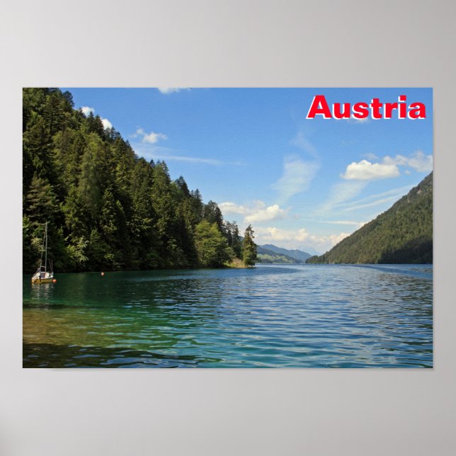 Poster Weissensee, Autriche (Devant)