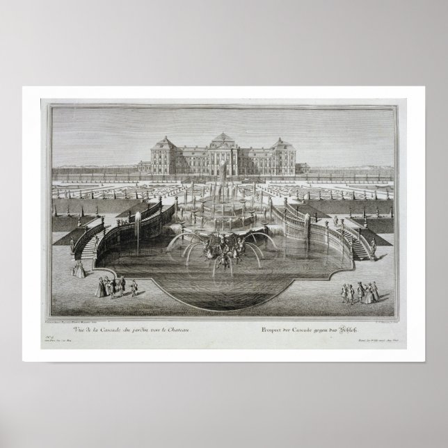 Poster Weissenstein, vue sur le château depuis le Bar (Devant)