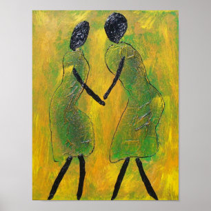 Poster Welcome Back - African Art Print