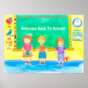Poster Welcome Back To School Classroom