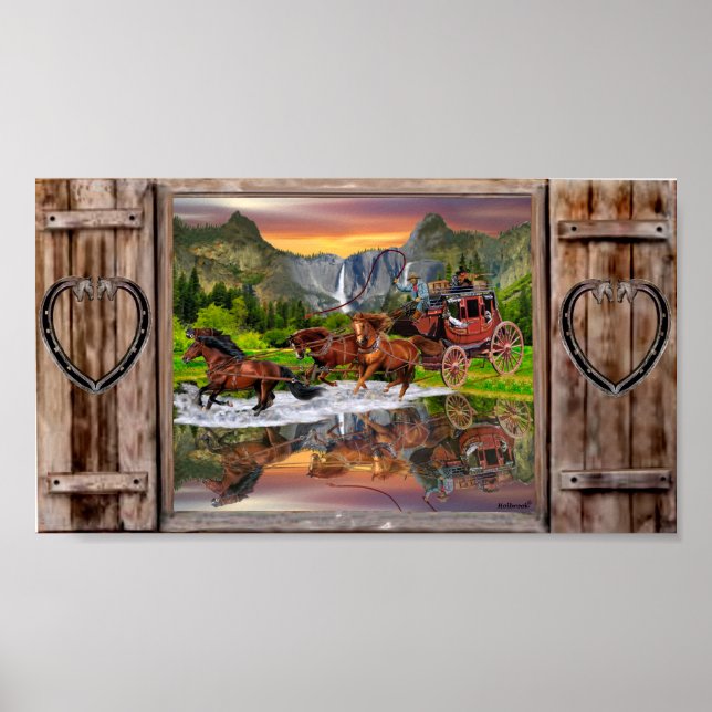 POSTER WELLES FARGO STAGECOACH (Devant)