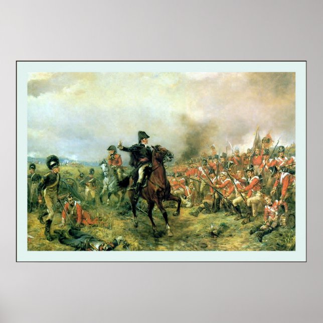 Poster Wellington à Waterloo (Devant)