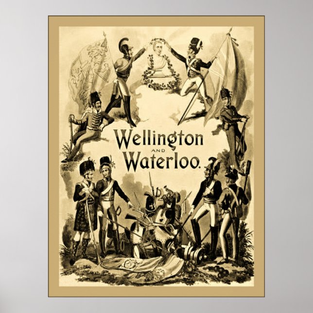 Poster Wellington et Waterloo (Devant)