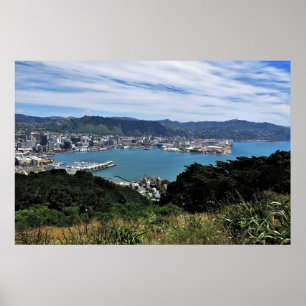 Poster Wellington Nouvelle-Zélande