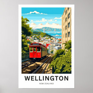 Poster Wellington Nouvelle-Zélande Imprimer