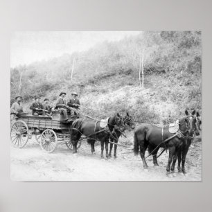 Poster Wells Fargo Express Company