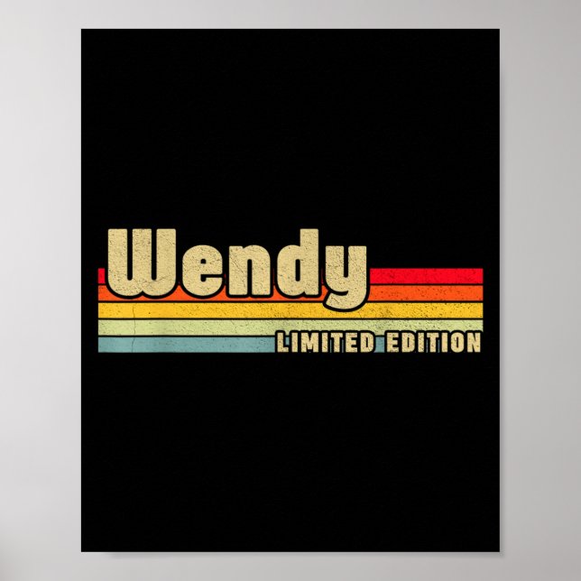 Poster Wendy Gift Name D Birthday Funny Christ  (Devant)