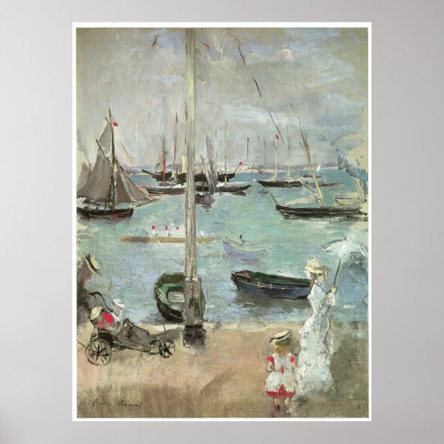 Poster West Cowes, île de Wight, Berthe Morisot (Devant)
