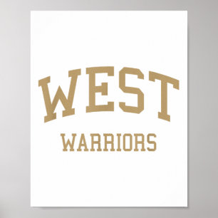 Poster West High School A Torrance Ca Retro Sports