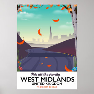 Poster West Midlands, Royaume-Uni