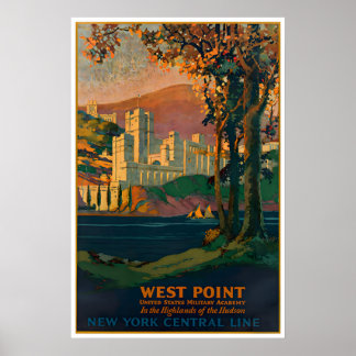 Poster West Point Art Military Academy Print New York