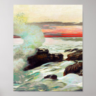 Poster West Point, le cou de Prout par Winslow Homer