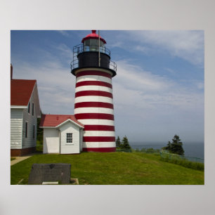 Poster West Quoddy Head Lighthouse State Park est