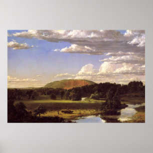 Poster West Rock, New Haven Frederic Edwin Church