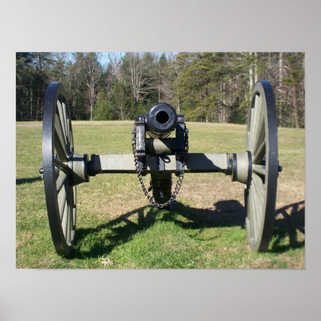 Poster West Virginia Civil War Union Cannon Imprimer (Devant)