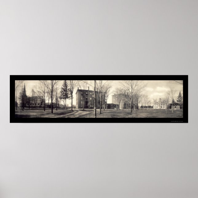 Poster Westbrook Seminary Maine photo 1906 (Devant)