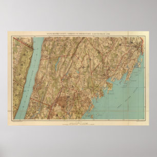 Poster Westchester Co, Yonkersstate line