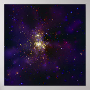 Poster Westerlund 2, un groupe de jeunes étoiles