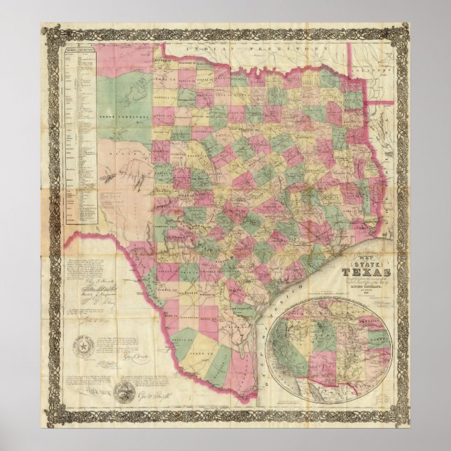 Poster Western Texas (Devant)