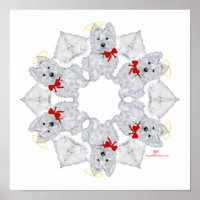 Westie Ange Flocon de Neige
