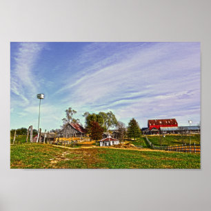 Poster Weston, Missouri, ferme