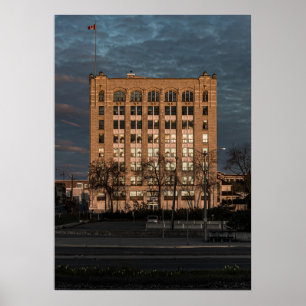 Poster Whalen Building No 2 Color Version