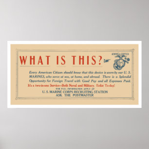 Poster What Is This-US Marines