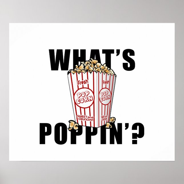 Poster What's poppin' - PopCorn (Devant)